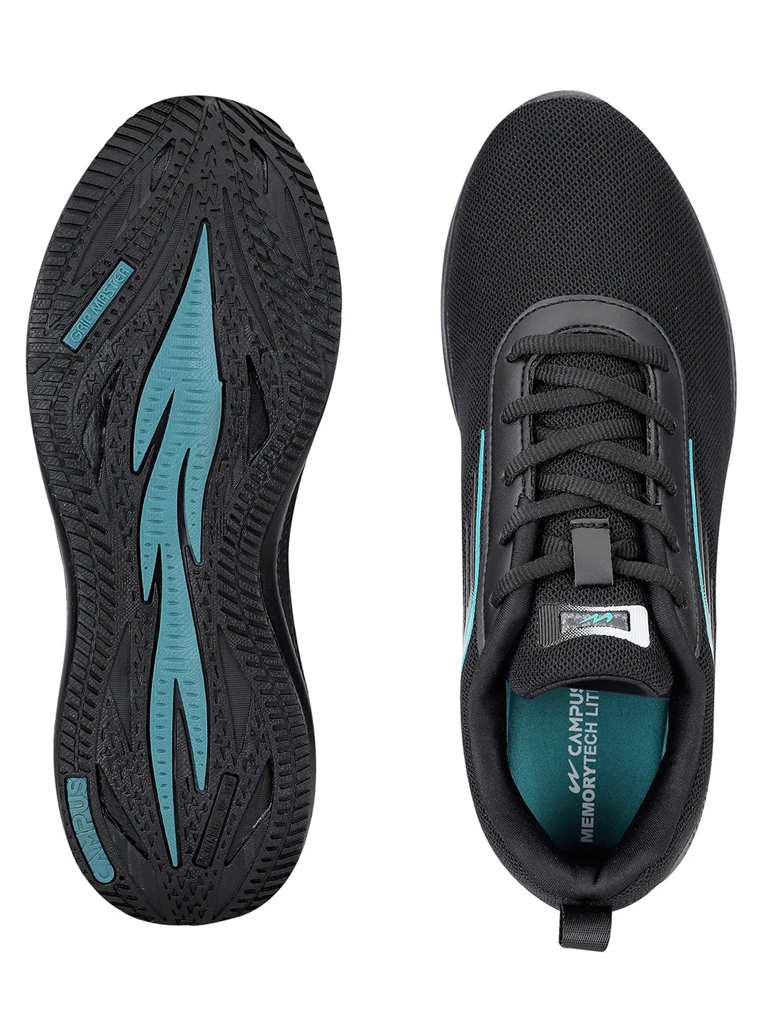 Running Shoes With Strong Arch Support SLAY Black Men's Sports Shoes