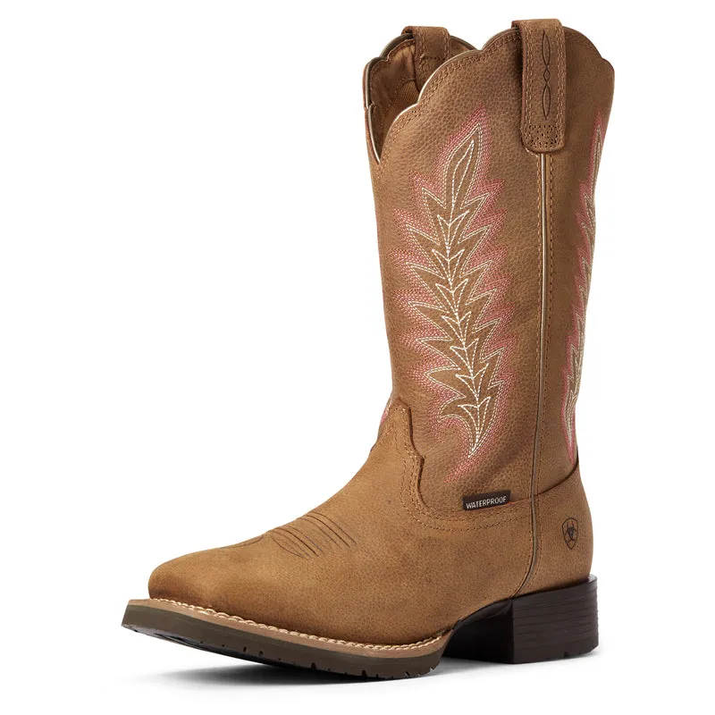 Cleaning Work Boots 'Ariat' Women's 11" Hybrid Ramble WP Western - Pebble Tan