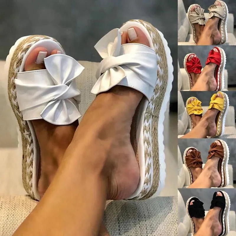 Best Flip Flops Pregnancy Slippers Women Sandals Platform Sandals Shoes Women Bow 2022 Summer Sandals Slipper Indoor Outdoor Flip-flops Beach Shoes Female