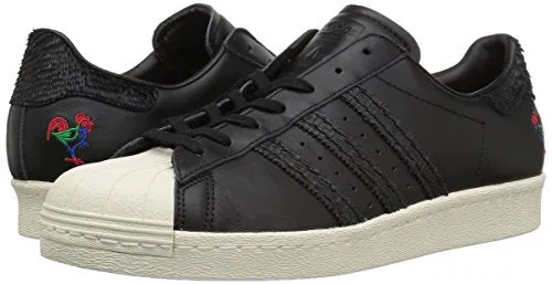 adidas Originals Men's Shoes | Superstar 80s Cny, Cblack/Cblack/Cwhite, (11 M US) Adidas And Alexander Wang Shoes