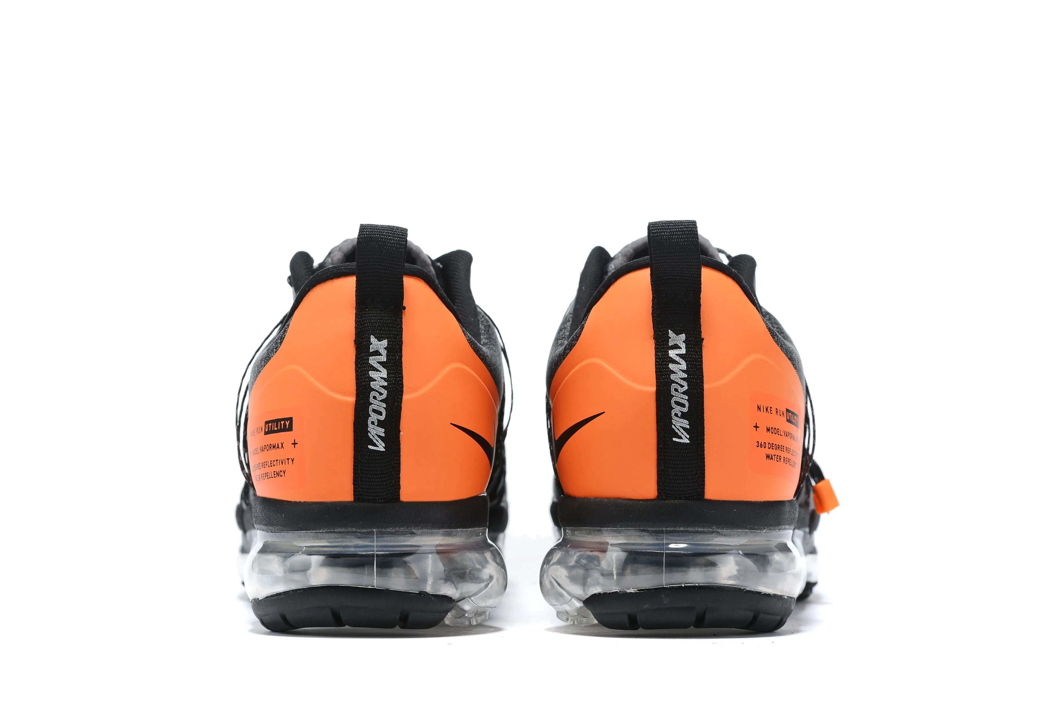 Nike Air Vapormax Run Utility Grey Orange Shoes Sneakers Men Sale Size US 7, 8, 8.5, 9, 10, 11 Mini Sneakers