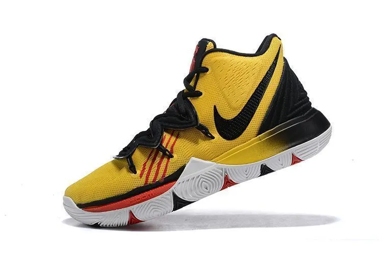 Shoes Tennis Asics Nike Kyrie 5 Yellow Black Men Basketball Shoes !!! CYBER MONDAY SALE !!!