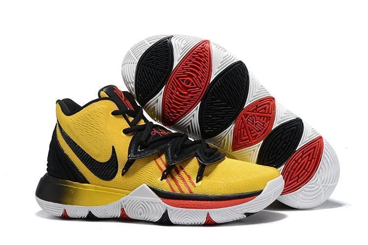 Asics Climbing Shoes Nike Kyrie 5 Yellow Black Men Basketball Shoes !!! CYBER MONDAY SALE !!!