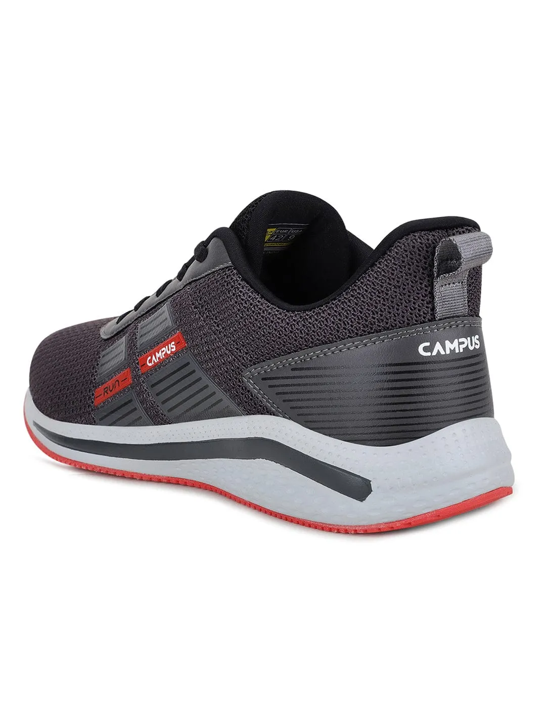 PLATEUE Grey Men's Running Shoes True Motion Running Shoes