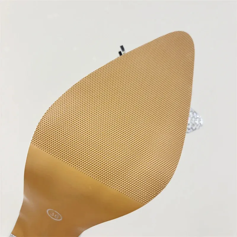 The Silver Slippers Elizabeth Koda Callan Liyke PVC transparente Hausschuhe fr Frauen Mode Strass Bowknot High Heels weibliche Panto letten rutscht Sommer klare Schuhe Sandalen