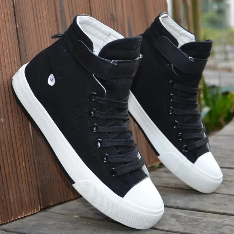 Waterproof Winter Sneakers High Top Canvas for Men-Fashion Breathable Sneakers-Casual Men's Shoe