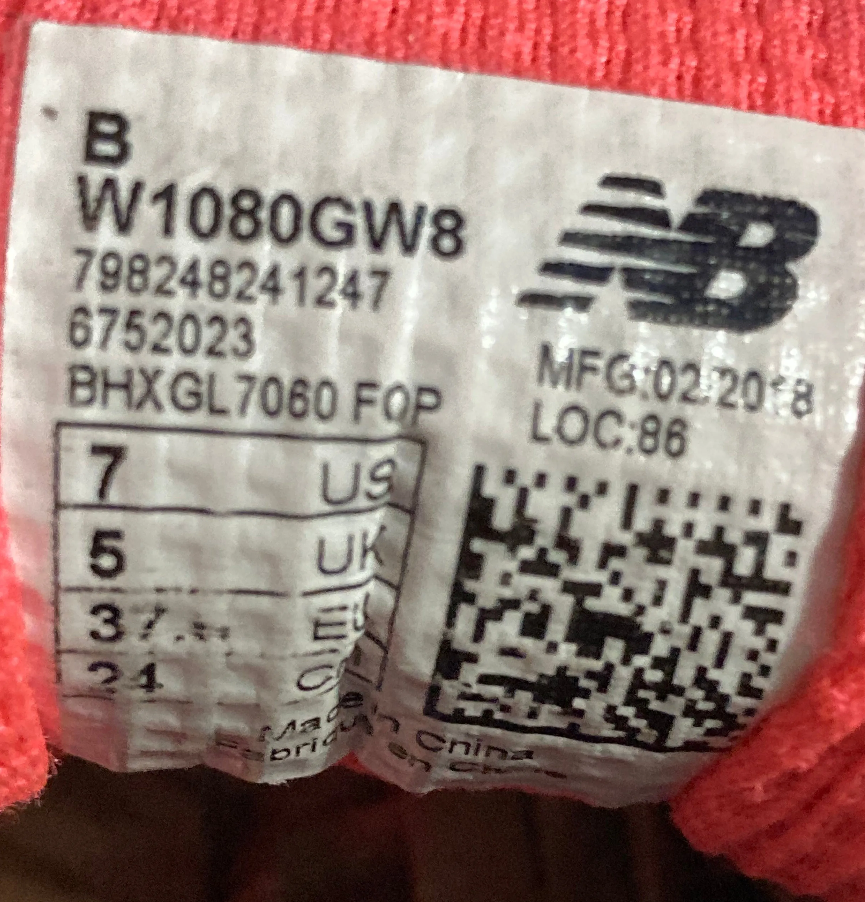 NEW BALANCE FRESH FOAM 1080 Women Size 7B Athletic Running Shoes Sneakers Blue W1080GW8 Men's New Balance Shoes 9060