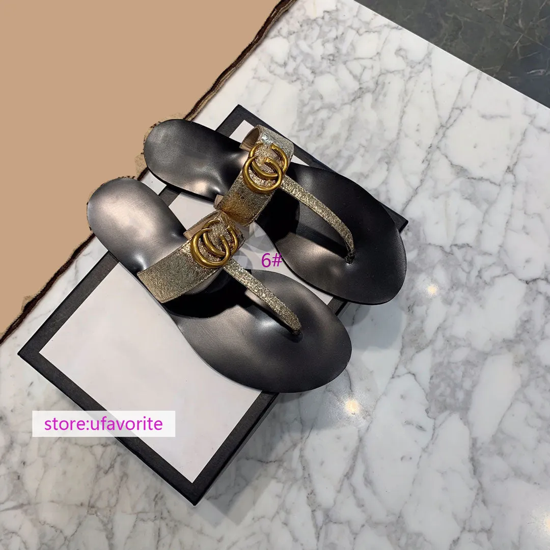 Urban Outfitters Flip Flops cow leather flats Flip flops slippers casual shoes women 35-40 high quality 2022new