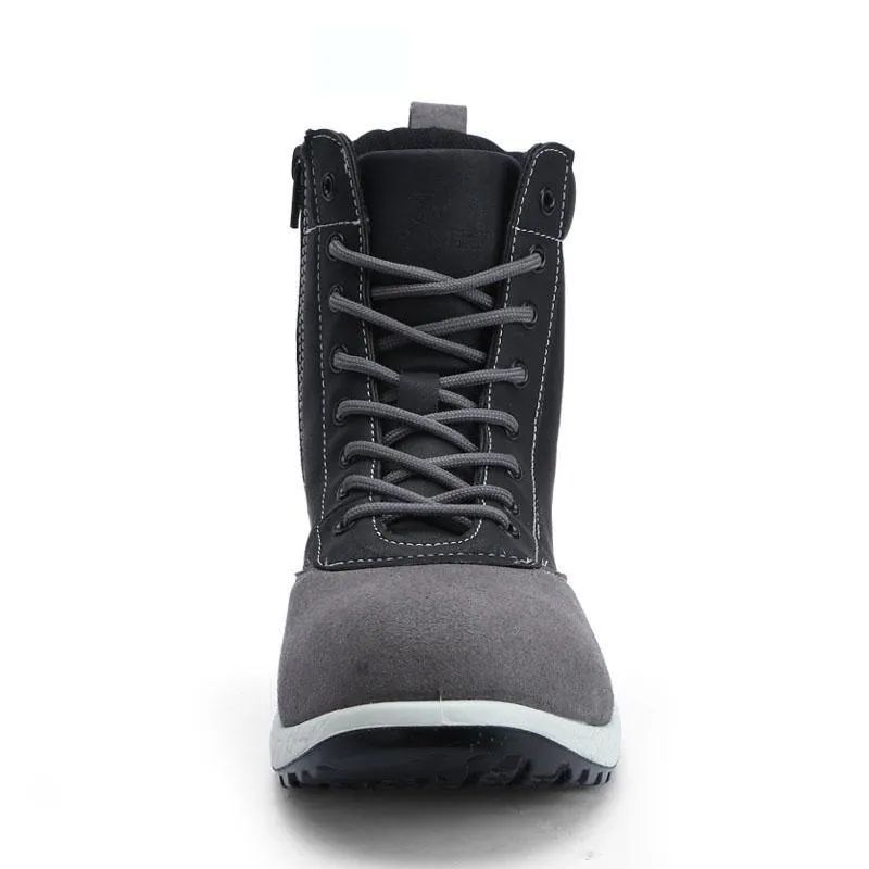 Work Boots High Top Industrial Shoe Splice Square Toe Boots