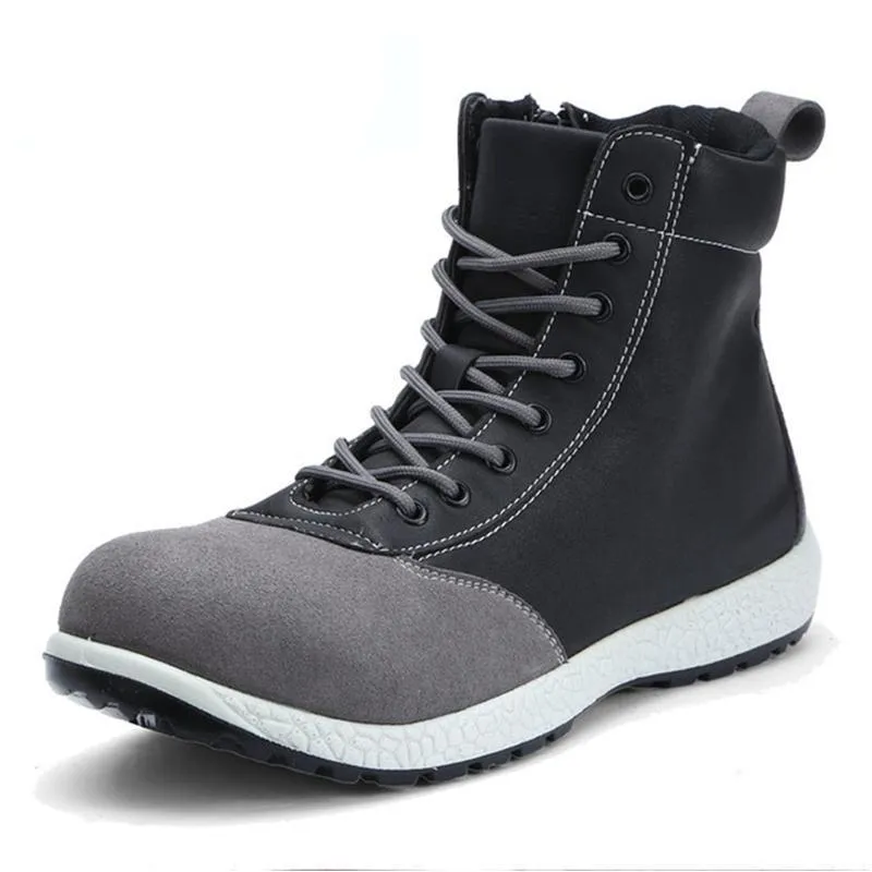 Safety Steel Toe Work Boots Splice Square Toe Boots