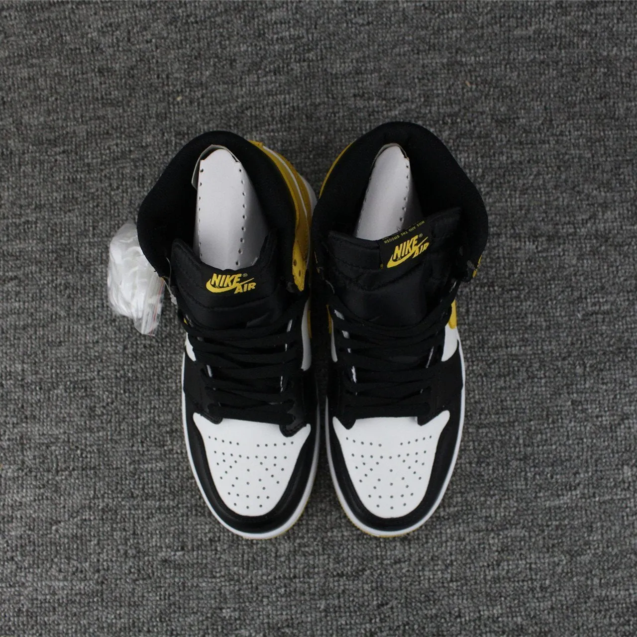 Nike Air Jordan 1 High Retro OF 6 Ring White Black Yellow Shoes Basketball Men Asics Hiking Shoes