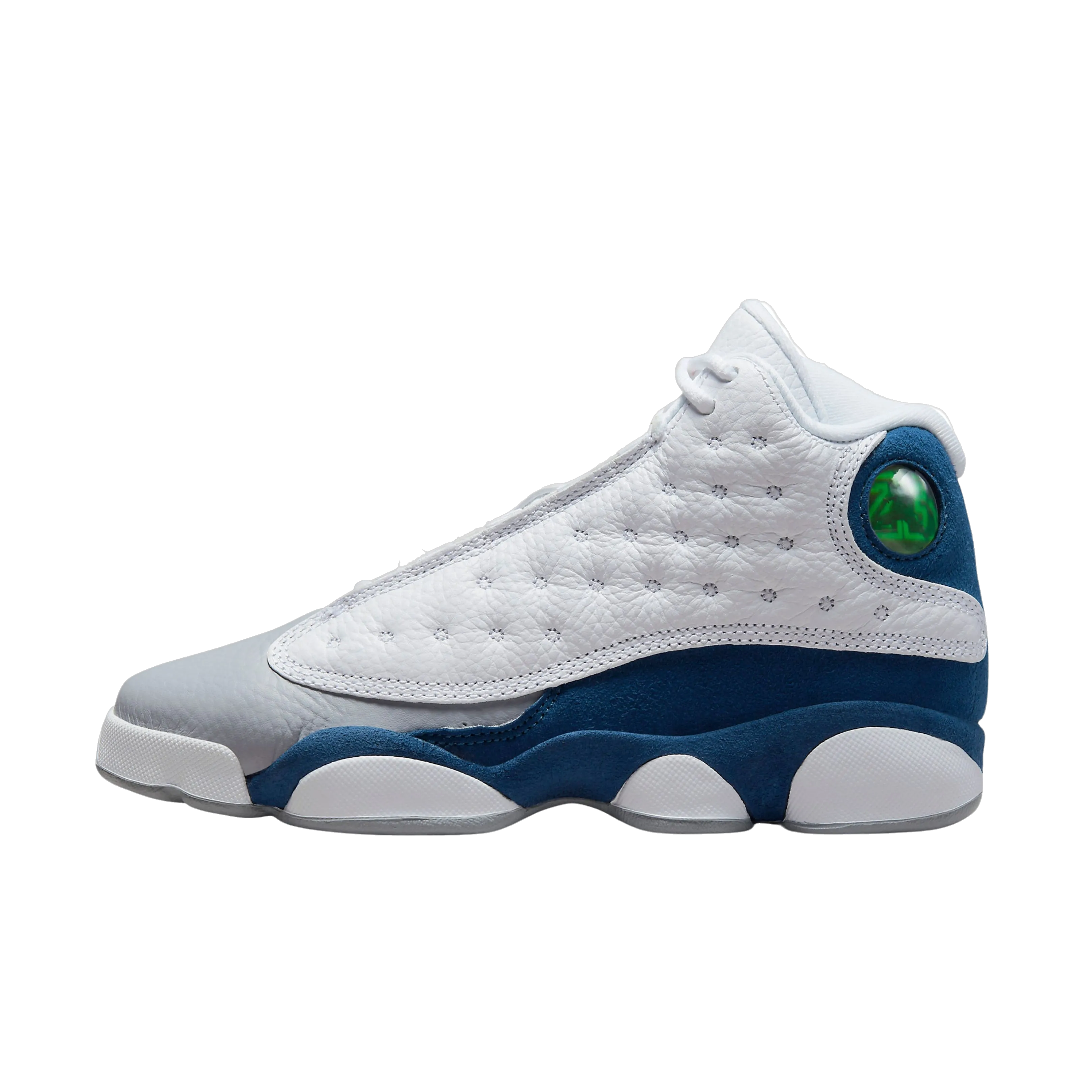 Nike Kids' Air Jordan 13 Retro Shoes - White / French Blue / Light Steel Grey / Fire Red Asics Shoe For Flat Feet