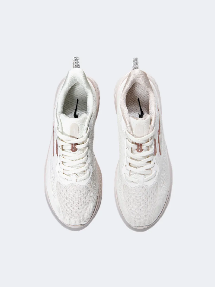 Best Running/walking Shoes Erke Cushioning Women Running Shoes White/Cinnamon