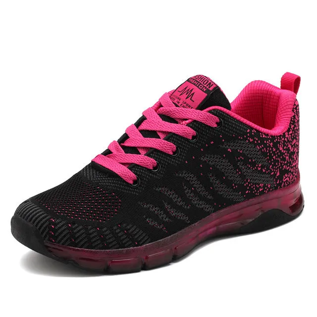 Spring Women Sneakers Breathable Air Mesh Running Shoes Sneakers Rubber Running Shoes