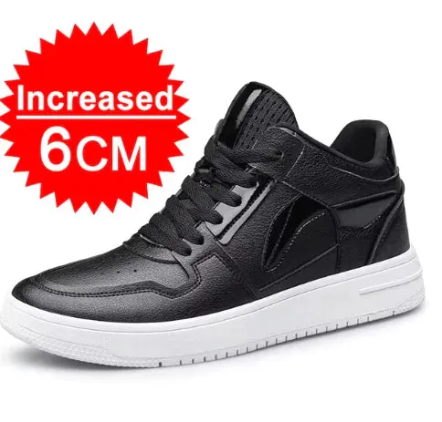 Elevator Shoes for Fashion Men Black Casual Sneakers Men Sneakers For The Gym