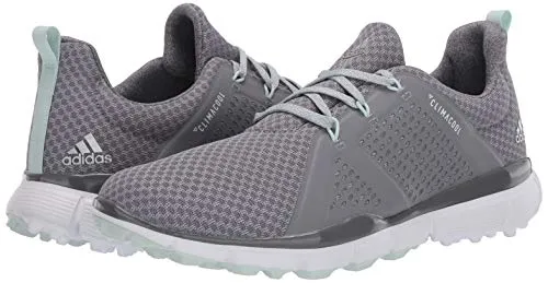 Adidas Anti Slip Shoes adidas Women's W Climacool CAGE Golf Shoe, Grey Three/Dash Green/Grey Four, 9 Medium US