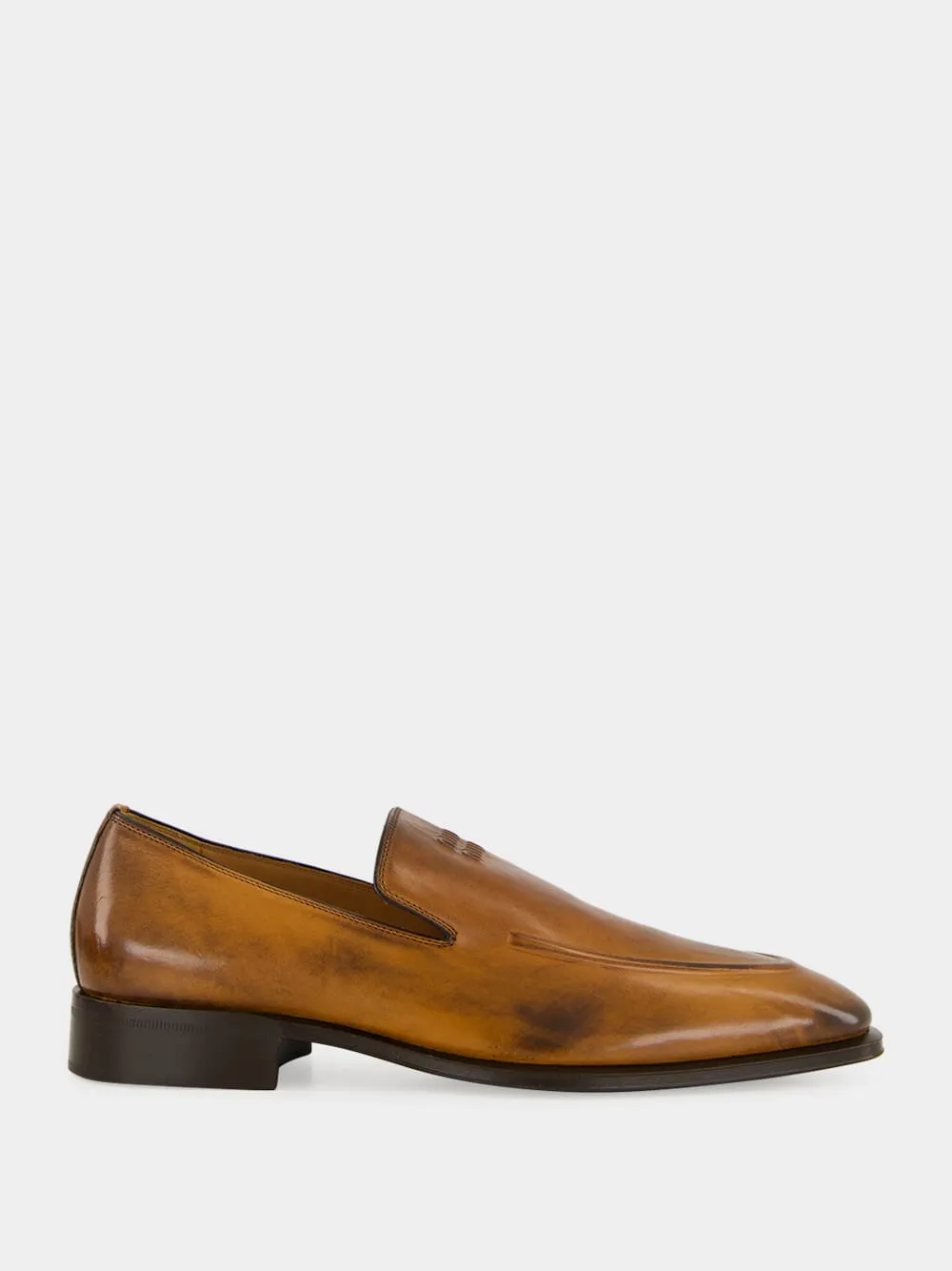 Sincerely Jules Loafers Cognac Brown Leather Loafers