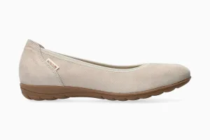 Emilie - Light Taupe Slip On Canvas Sneaker