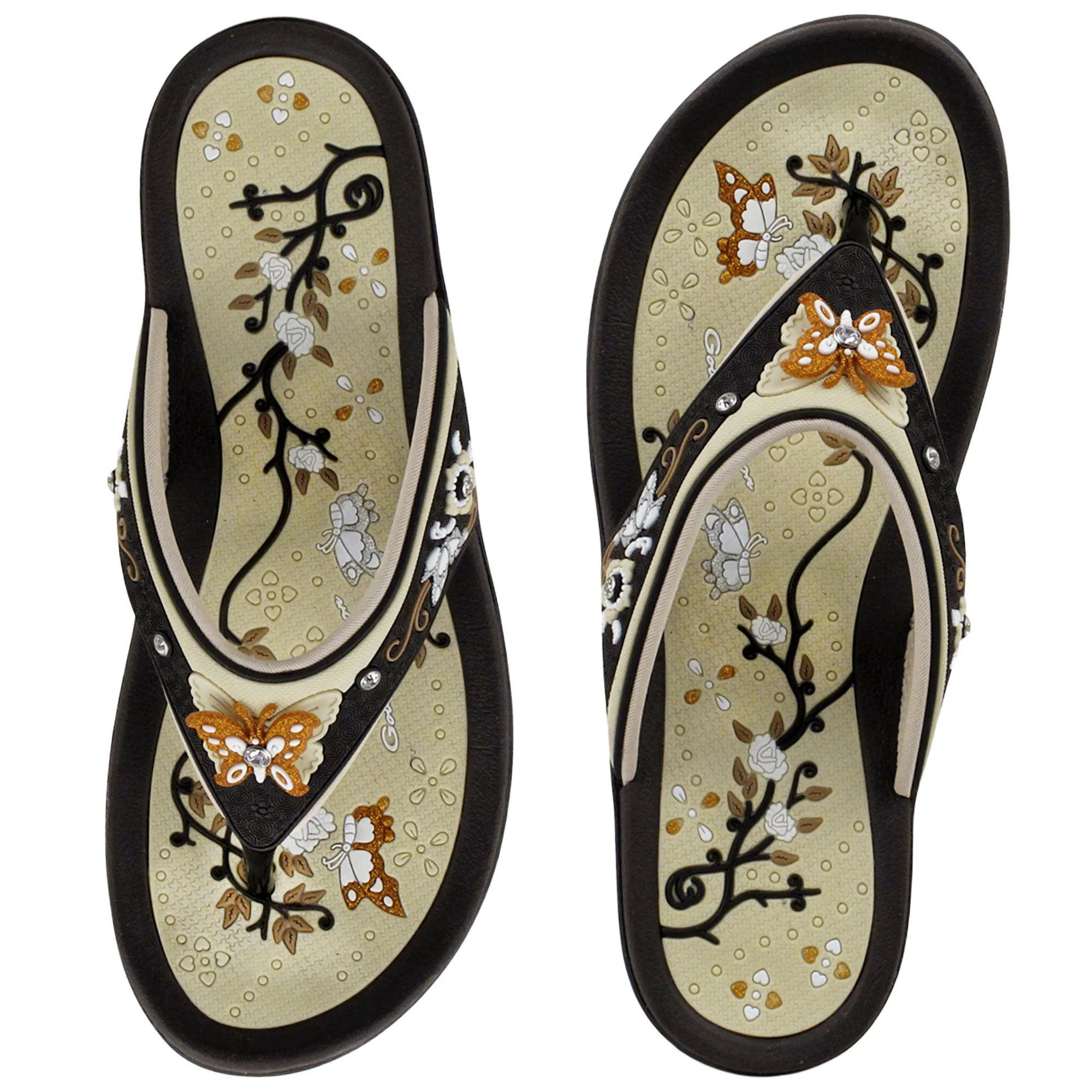 Wedge: 8161 Brown Flip Flop Daily