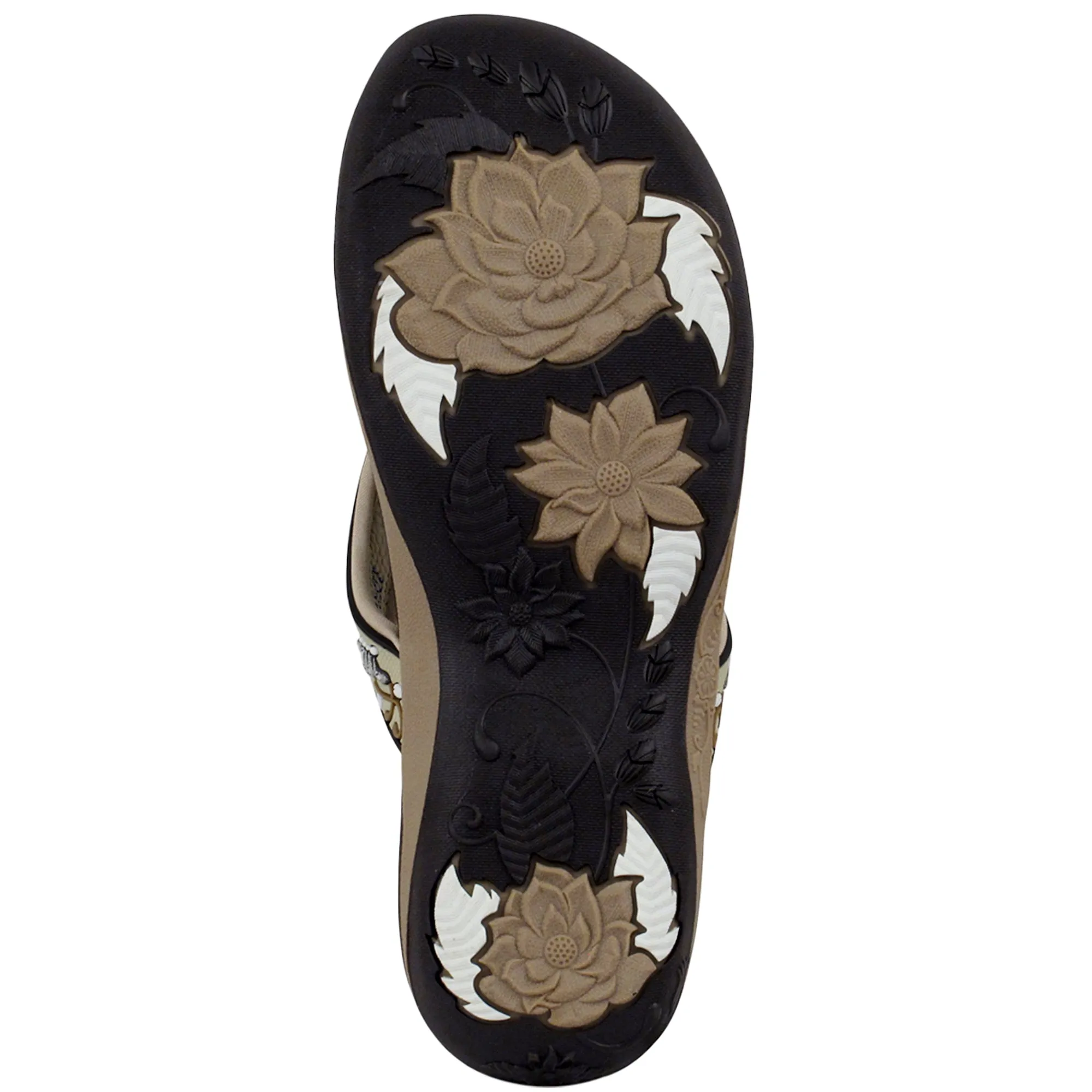Guess Flip Flops Wedge: 8161 Brown
