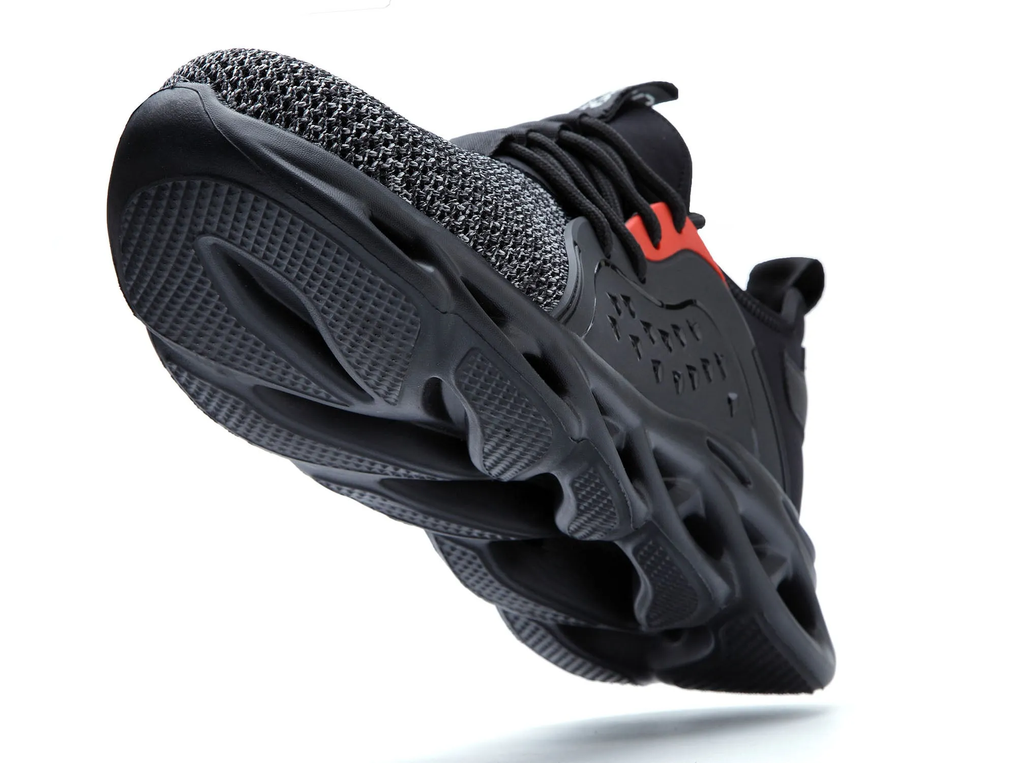 Best Work Boots Slip On Steel Toe Safety Shoes for Men Industrial Sneakers Work Shoes