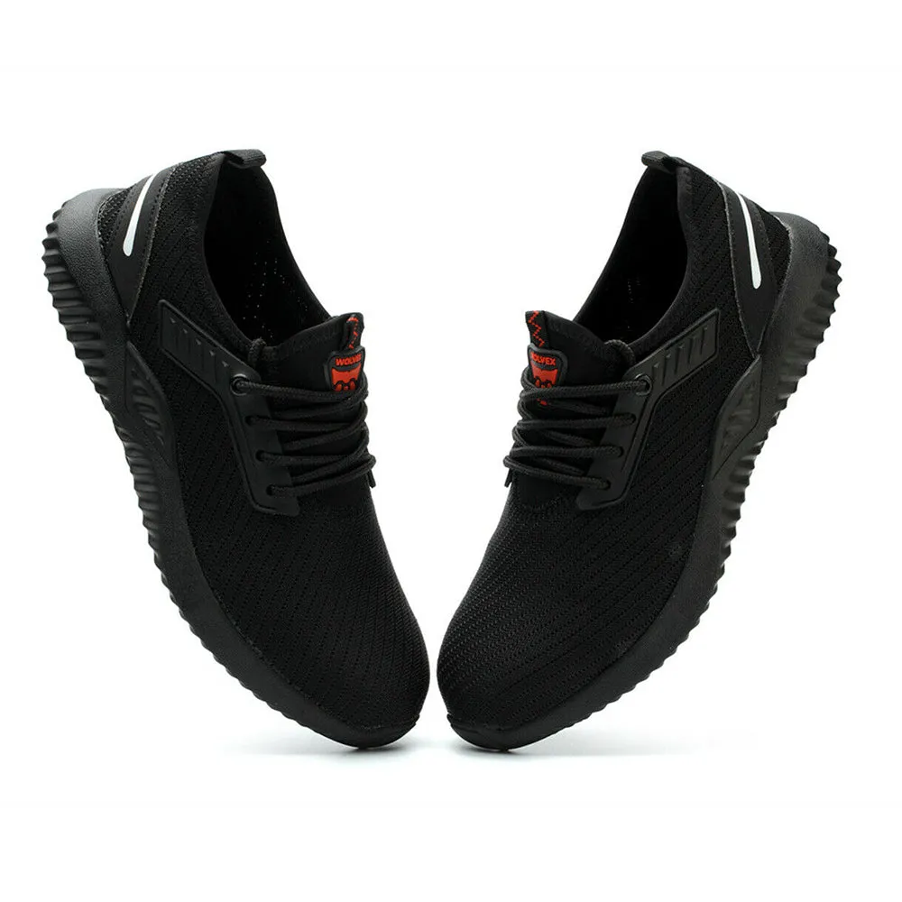 Worker Boot Steel Toe Shoe for Men Work Safety Sneakers Breathable Air Cushion Working Boots
