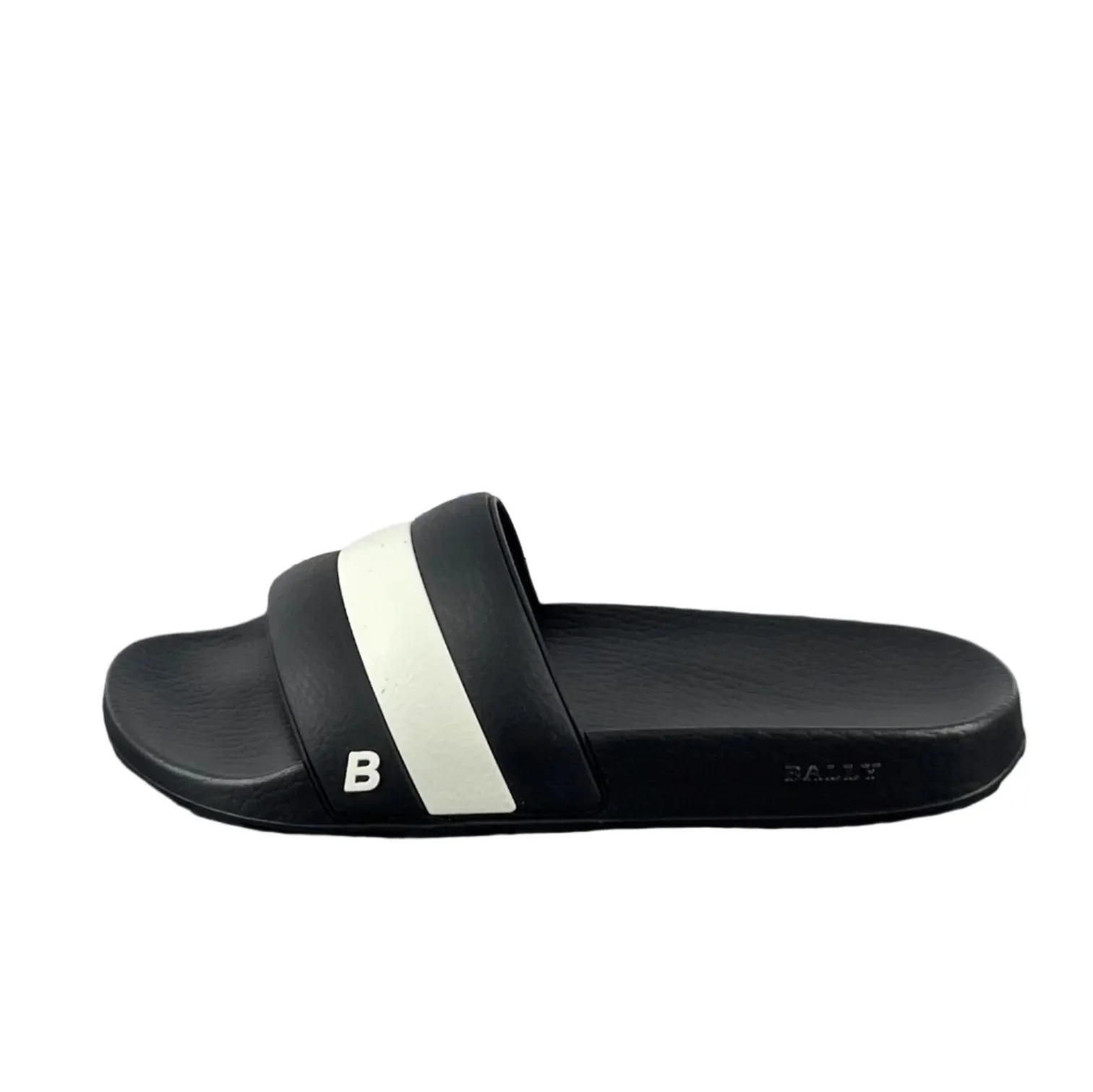 Non Open Toe Sandals Bally Men's Sleter Black Rubber Sandals