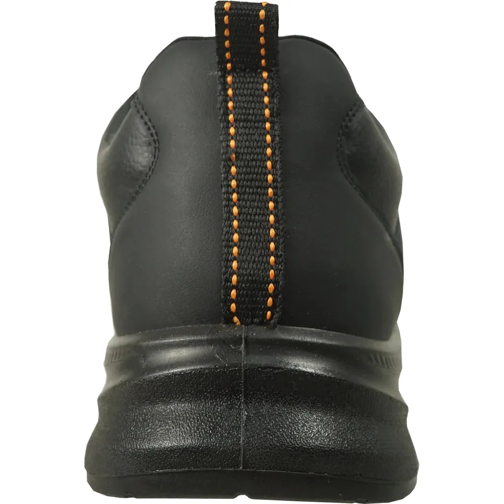 VANGELO Men Slip Resistant Shoe JIMMY-4 Black Work. Boots