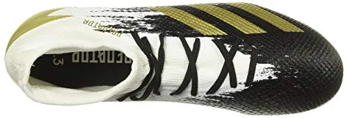 adidas Predator 20.3 Firm Ground White/Gold Metallic/Black 7 Adidas Shoes Size