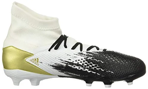 Adidas Sock Shoes adidas Predator 20.3 Firm Ground White/Gold Metallic/Black 7