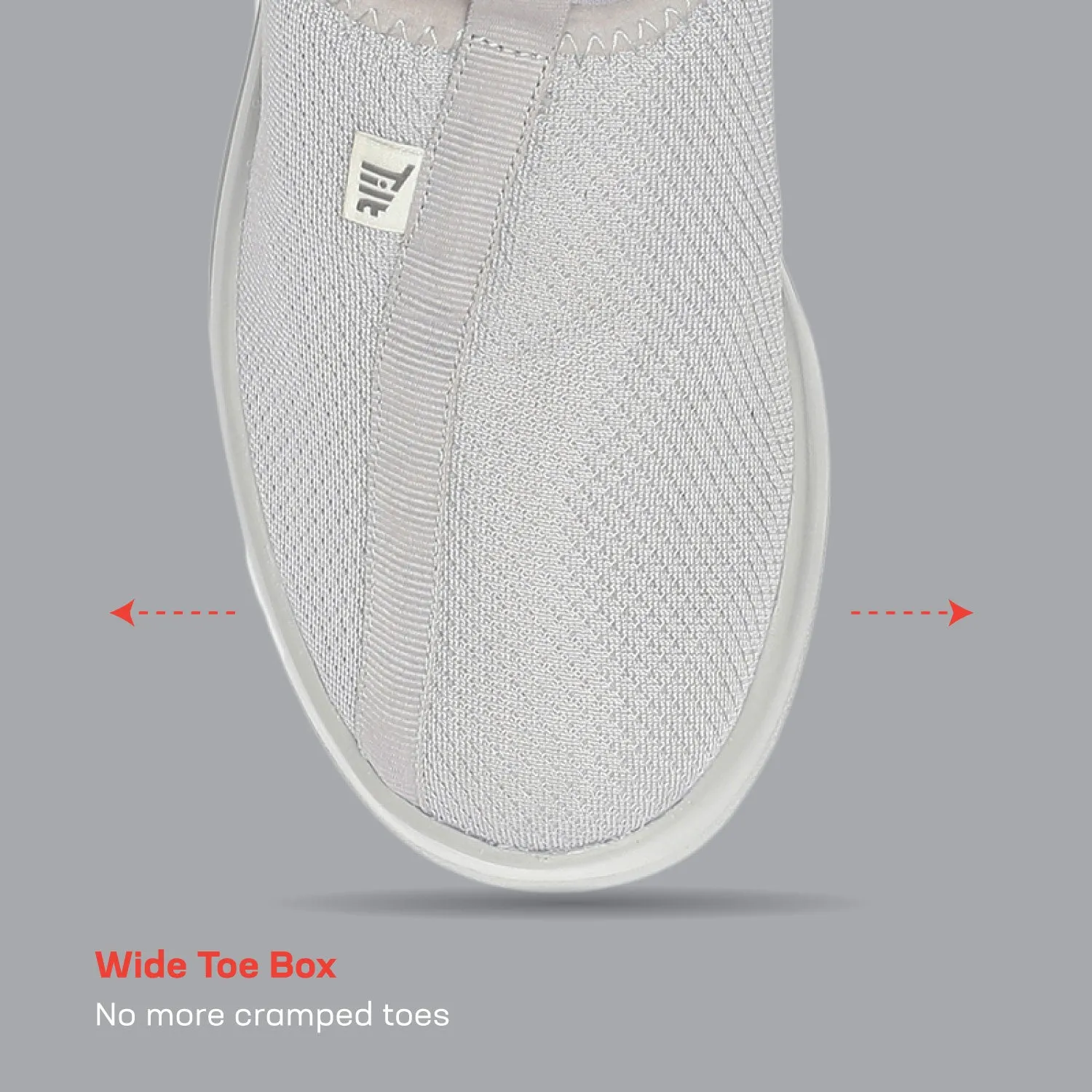 EZPlay Slip Ons for Men-Grey Slip On Snakeskin Sneakers