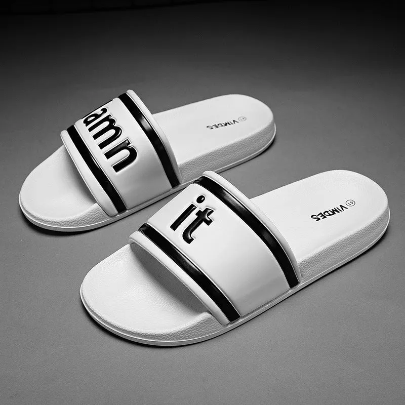 Slippers At Large Size Slippers Men Wear Flip-Flop Beach Shoes Outdoors