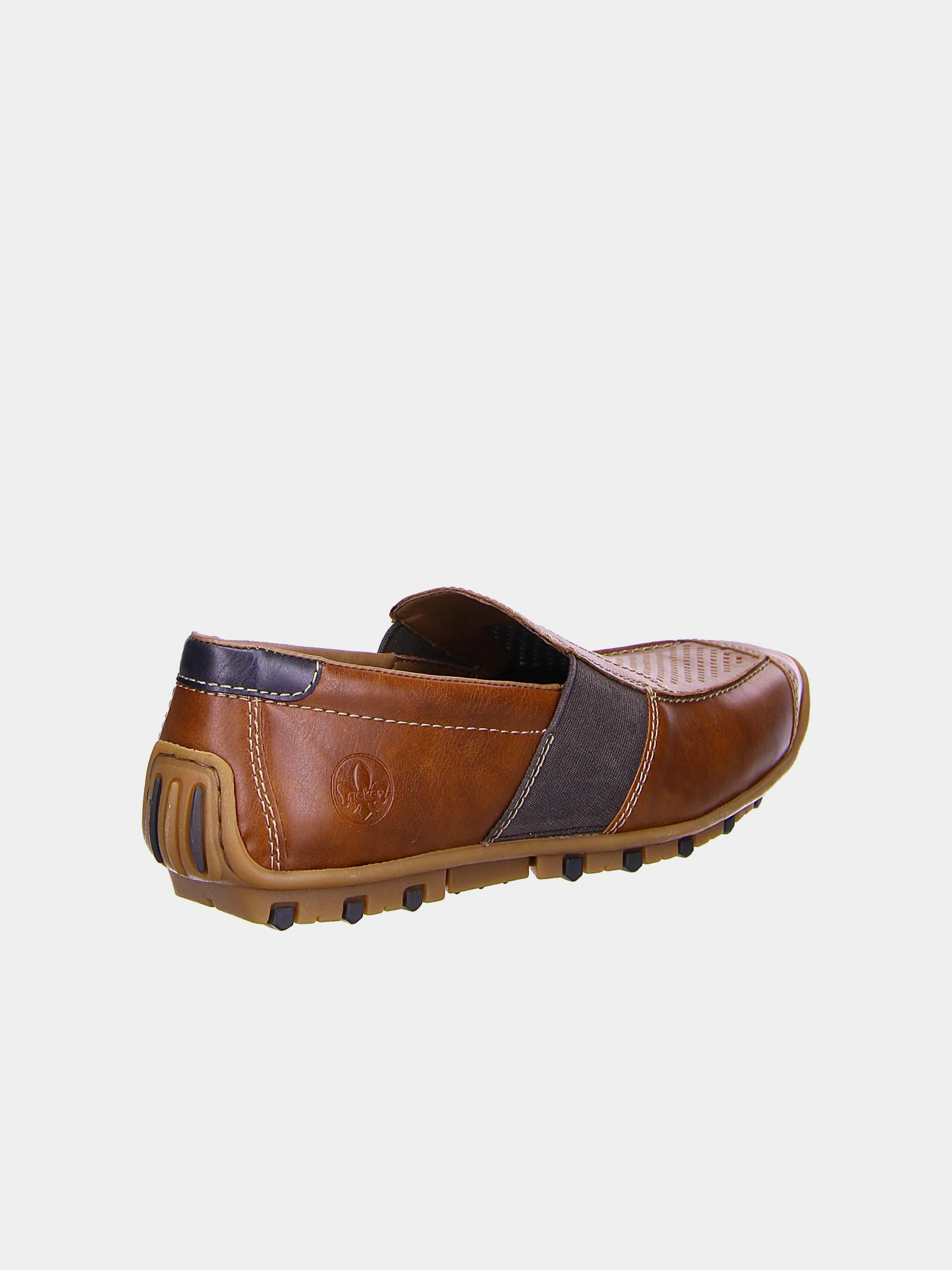 Loafers Steve Madden Rieker 08965 Men's Slip-On Brown Loafers