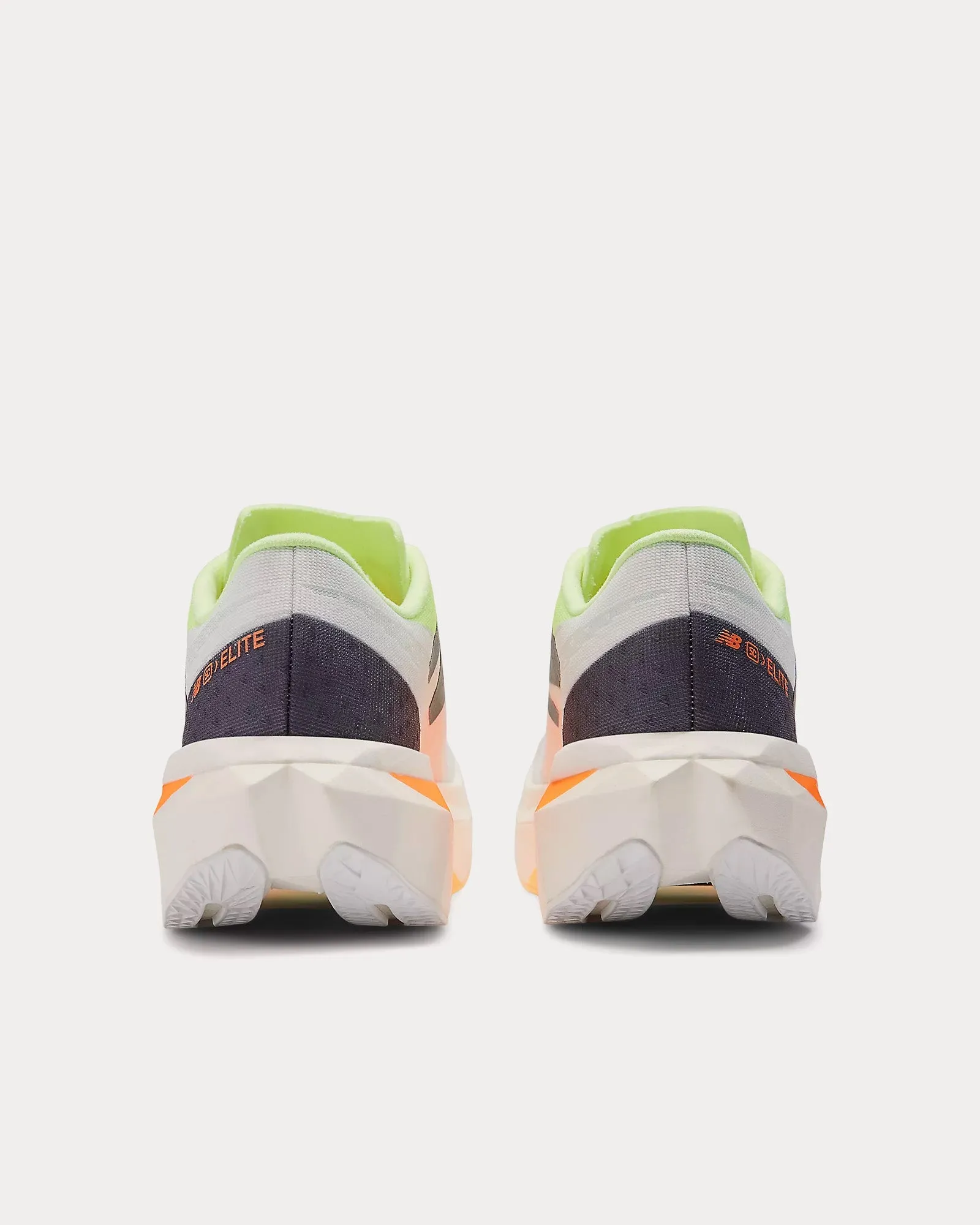 New Balance 860 V14 FuelCell SuperComp Elite v4 White / Bleached Lime Glo / Hot Mango Running Shoes