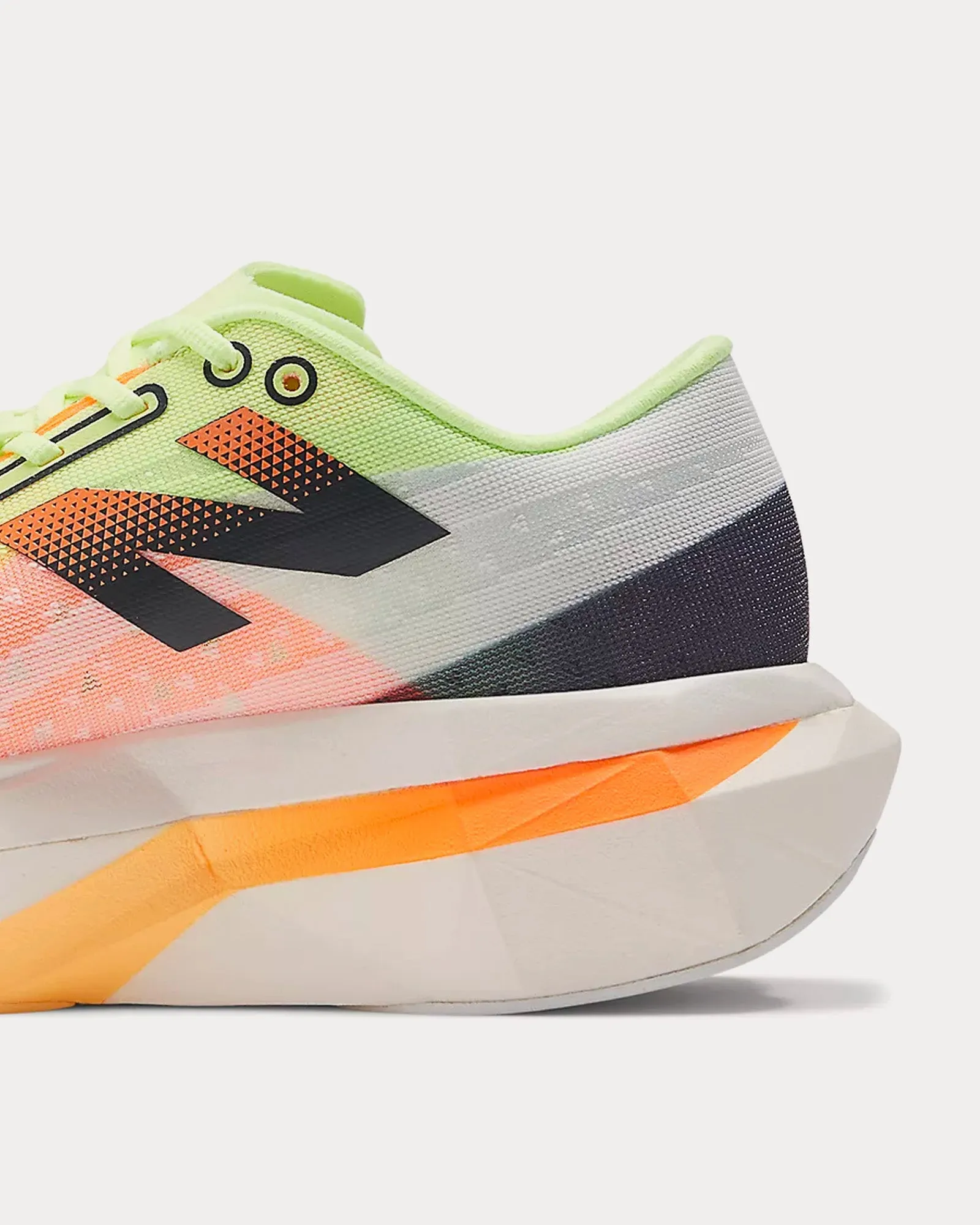 New Balance 470 FuelCell SuperComp Elite v4 White / Bleached Lime Glo / Hot Mango Running Shoes