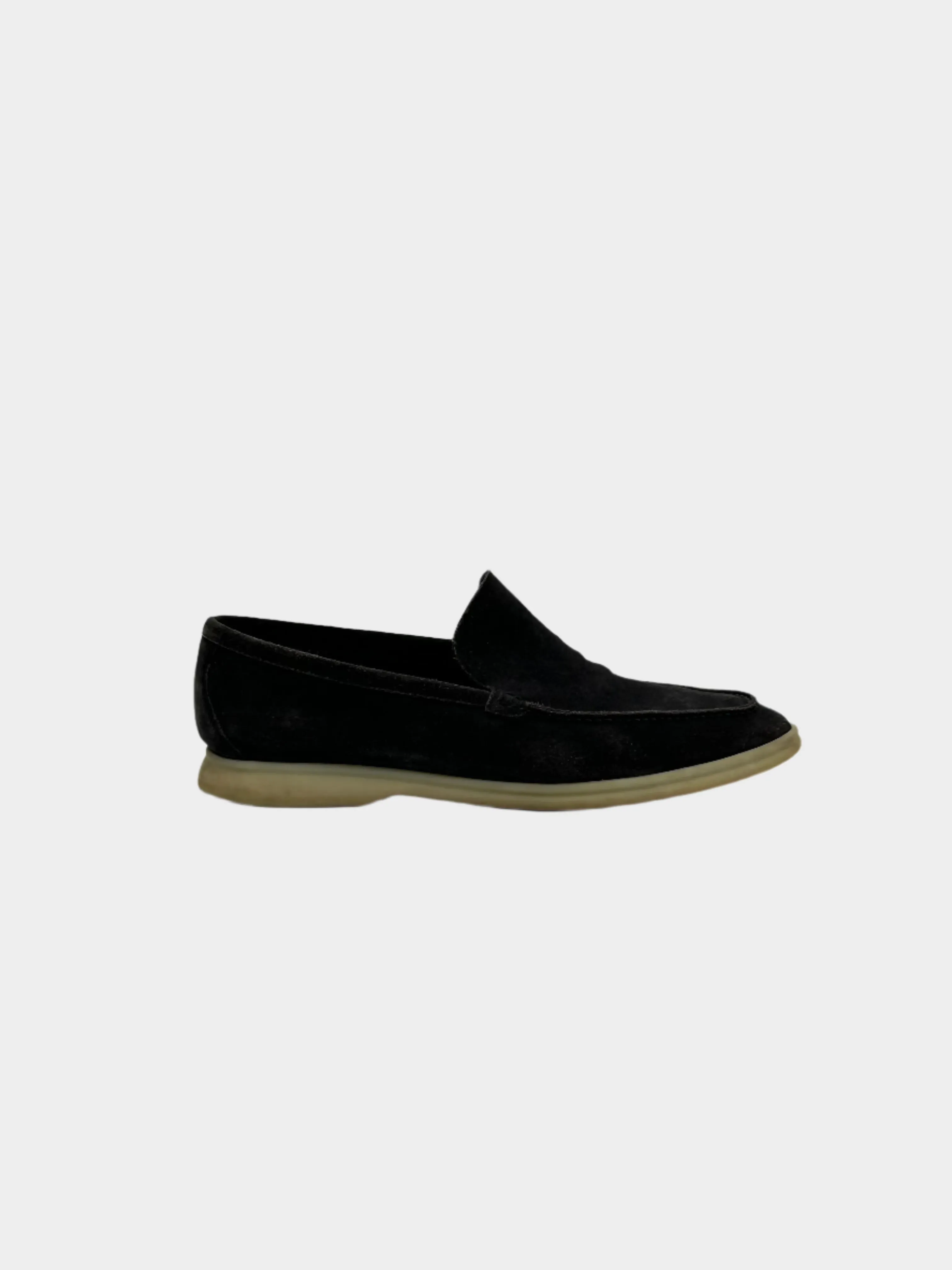 Suede Loafers Moccasin-seam Loafers