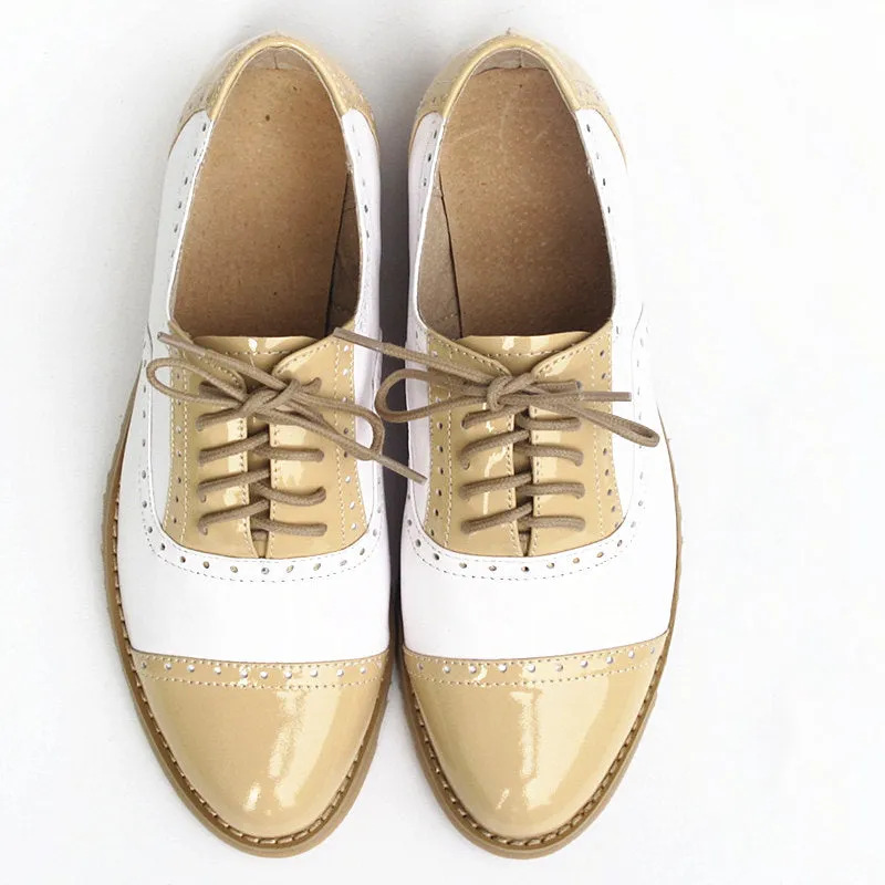 Genuine Leather Oxford Shoes Loafers For Woman Sneakers Female Oxfords Luxury Formal Single Strap Sh Oxford Leather Dress Shoes