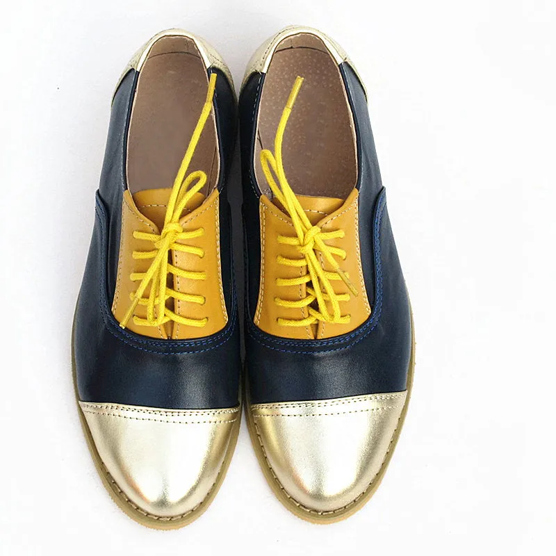 Carmina Oxford Shoes Genuine Leather Oxford Shoes Loafers For Woman Sneakers Female Oxfords Luxury Formal Single Strap Sh