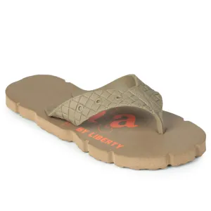A-HA Casual Beige Flip-Flops For Men AHA-31 By Liberty Mario Mushroom Slippers