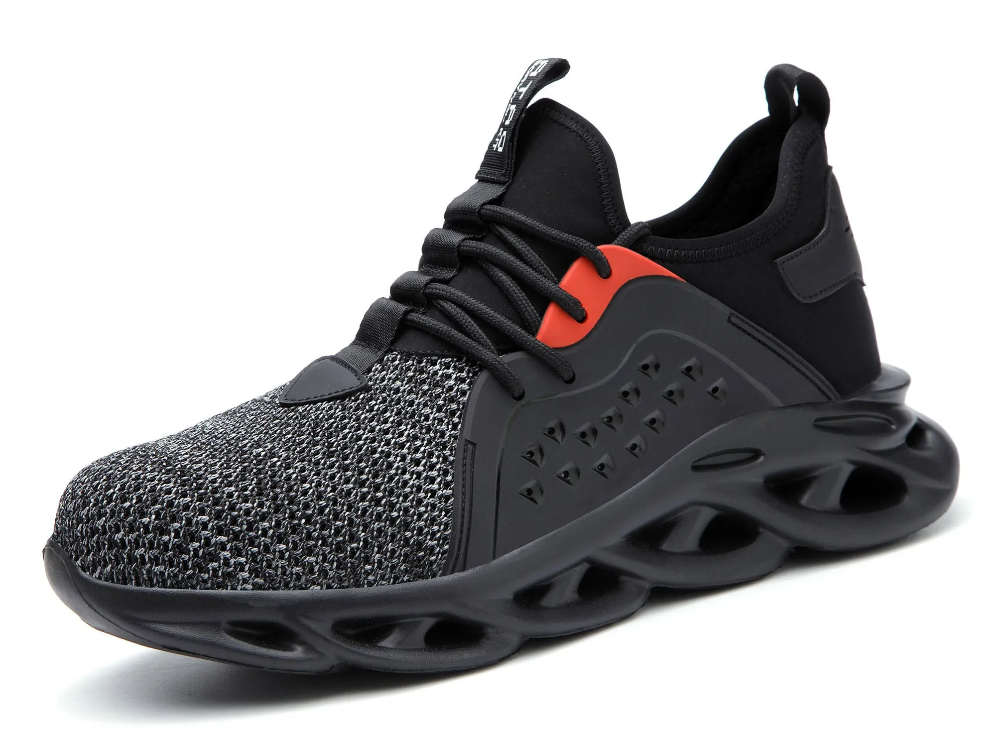 Steel Toe Safety Shoes for Men Industrial Sneakers Work Shoes Boa Laces For Work Boots