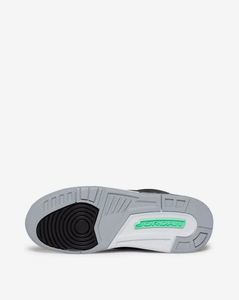 Nike Kids' Air Jordan 3 Retro Shoes - Black / Green Glow / Wolf Grey / White Asics Gel Gt-2160 Casual Shoes