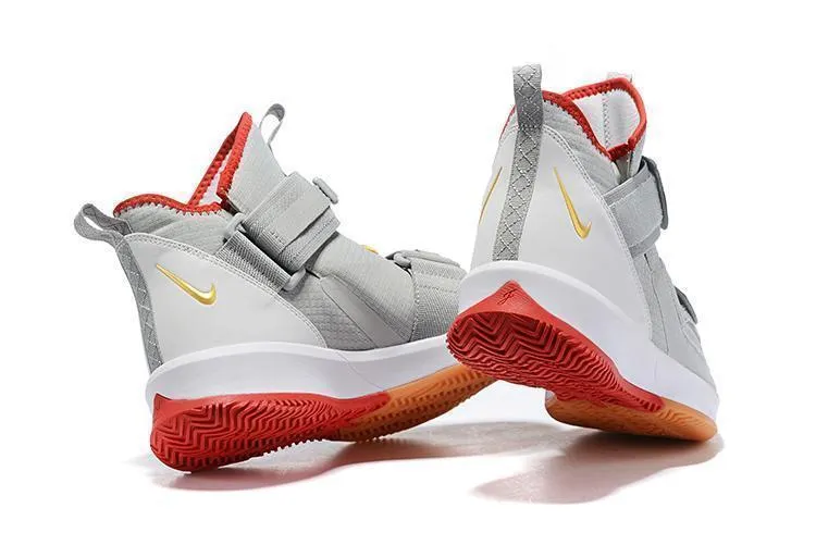 Nike Lebron Soldier XIII 13 Grey White Men Sneaker Shoes Sale Size US 7-12 Asics Walking Shoes