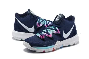 Nike Kyrie 5 Blue Camoplage Men Basketball Shoes !!! CYBER MONDAY SALE !!! Best Walking Asics Shoes