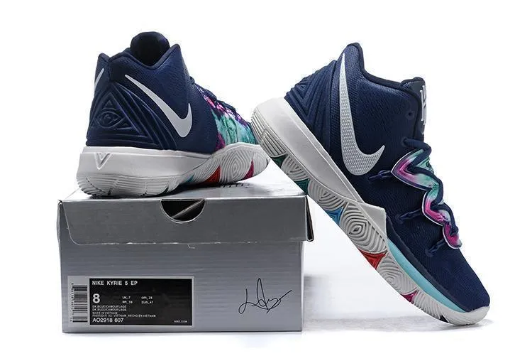 Most Cushioned Asics Running Shoe Nike Kyrie 5 Blue Camoplage Men Basketball Shoes !!! CYBER MONDAY SALE !!!