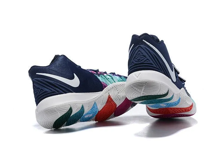 Nike Kyrie 5 Blue Camoplage Men Basketball Shoes !!! CYBER MONDAY SALE !!! Most Comfortable Shoes Asics