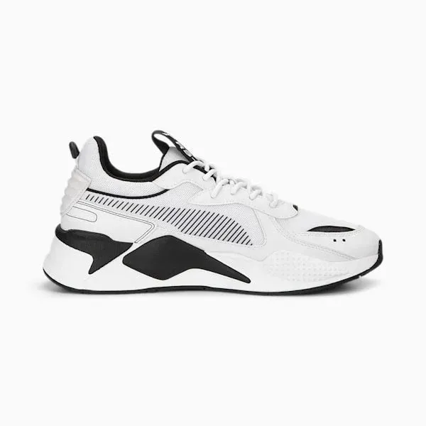 Asics Shoes Venture 9 PUMA RS-X Black and White Unisex Sneakers 390039-01- BLKWHT