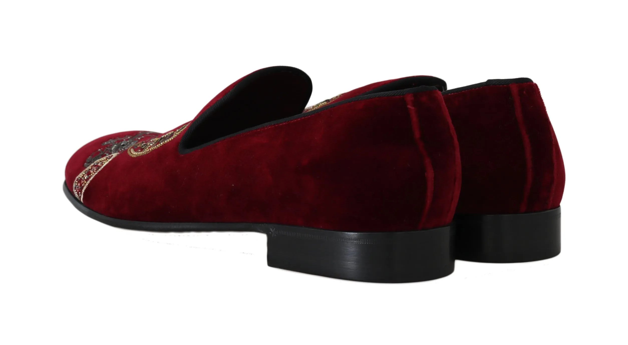 Steve Madden Suede Loafers Dolce & Gabbana Bordeaux Velvet Loafers Gun Horseshoe Shoes