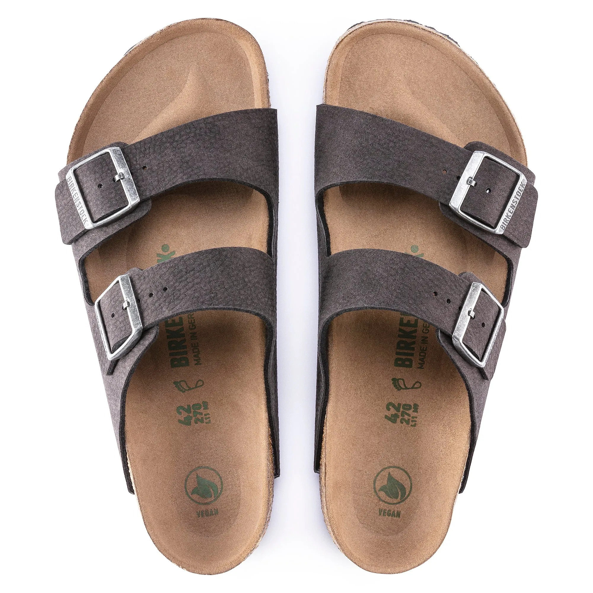 Sandals Reef Birkenstock Arizona Vegan Synthetics Sandal Men's