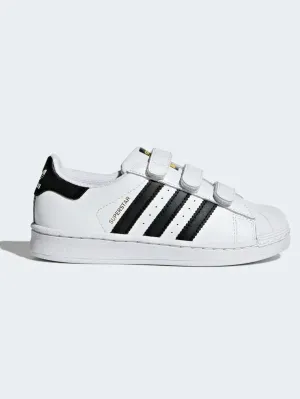 Adidas Gazelle Boost Shoes Superstar Foundation White/Black/White Shoes (Kids)