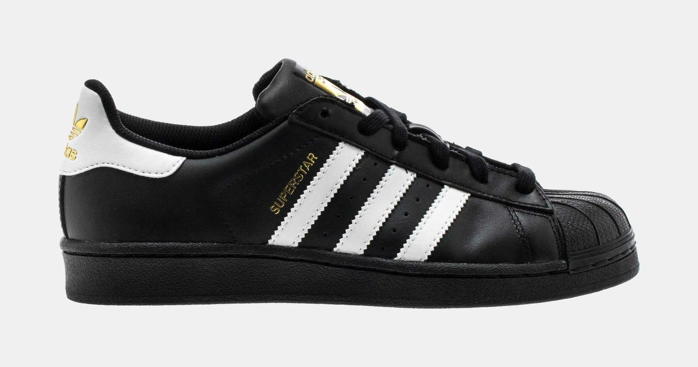 Superstar Original Shell Toe Grade School Lifestyle Shoe (Core Black/White) Adidas Shoes Campus